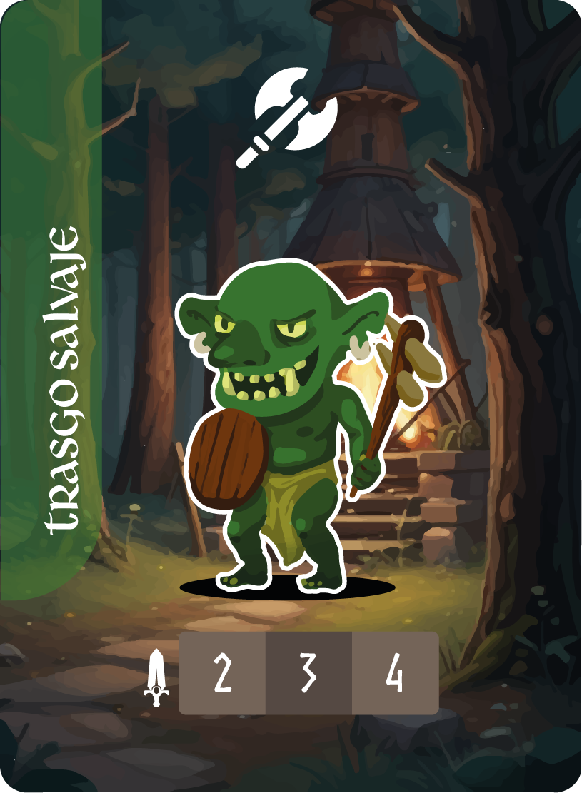 Carta de bestia Orco: Trasgo