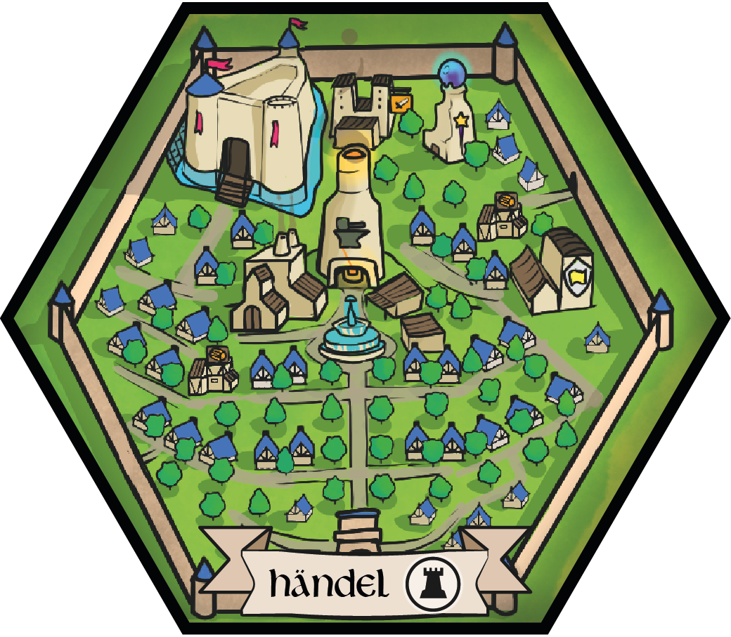 Hexágono de la ciudad de Handel